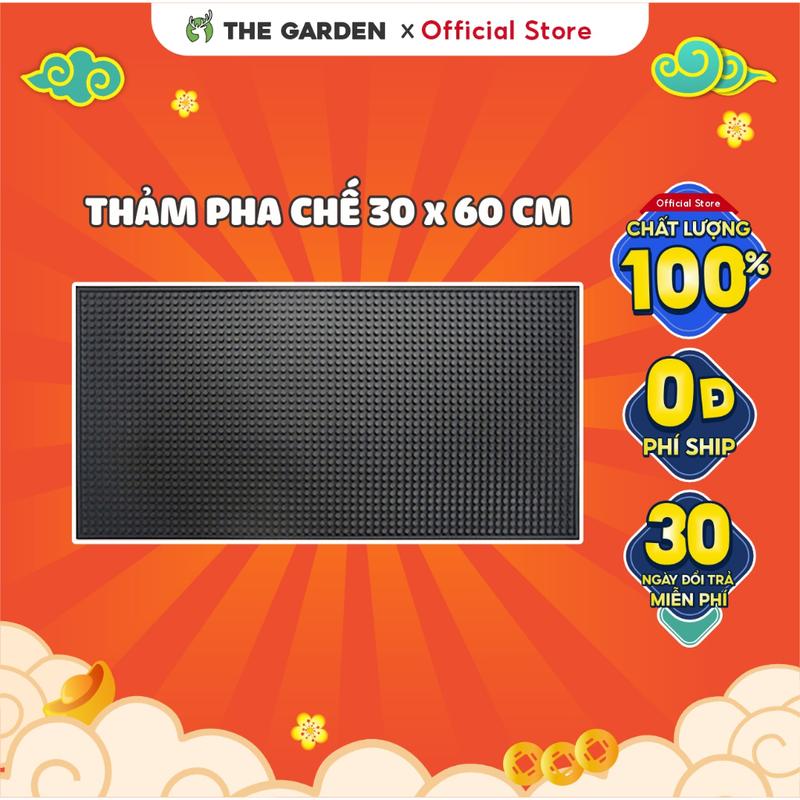 Thảm bar pha chế thảm lót cao su quầy bar chống trượt chống rỉ nước siêu bền THE GARDEN IGWT kích thước 30x60 cm