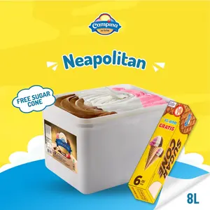 Campina 8 Liter Neapolitan - Es Krim