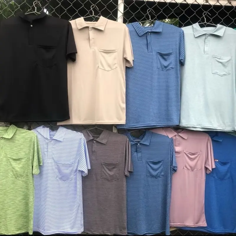 ComBo 4 áo thun nam cổ bẻ 100k/4 cái