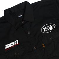 Gambar Troy Company Work Shirt Workwear Black Choice Your Mind - Kemeja Kerja Workshirt Hitam WSP 3045 - M dari Troy Company Kab. Sleman 3 Tokopedia