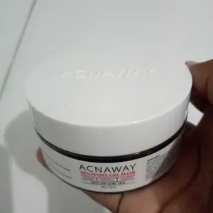 ACNAWAY Advanced Mugwort Gel Mask –  Masker Gel Wajah untuk Jerawat Sensitif, Mencerahkan & Menghaluskan with Peptides + Bakuchiol + Mugwort- Acne Treatment