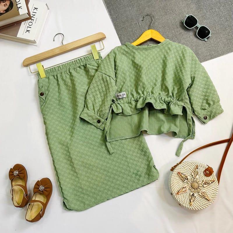 SETELAN ONE SET BAJU DAN ROK ANAK PEREMPUAN 3-5 TAHUN 2
