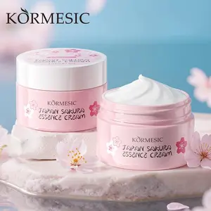 【COD】KORMESIC Krim Esensi Pencerah dan Pelembap Bunga Sakura Jepang. Mengandung ekstrak bunga sakura langka, memberikan hidrasi, menyeimbangkan minyak dan air, serta memberikan perbaikan multi-efek.