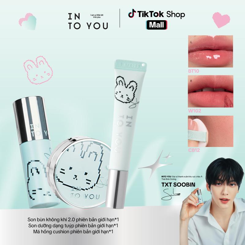 [ĐỘC QUYỀN LIVE] Youth Ambassador of INTO YOU Asia-Pacific Region TXT SOOBIN Bộ sưu tập phiên bản giới hạn Rise in Temperature son không khí son tuýp má hồng cushion