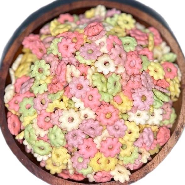 Pilus bunga sakura Trio gurih asin manis crunchy snack Makanan Cemilan Chips Camilan Food Crispy 2