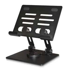 Tablet Stand 360° Rotatable For Bisa Dilipat Notebook Tablet Holder Stand Dudukan Penyangga Liftable Portable Aluminium Multifungsi Anti Slip Fold Holder Tablet iPad DH 601