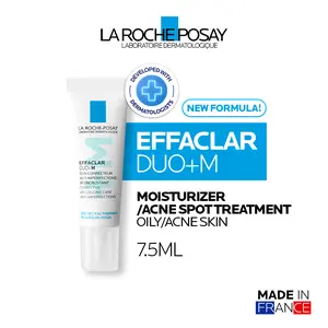 La Roche-Posay Effaclar Duo+M 7.5ml - Moisturizer Oily Acne-Prone Skin (Jerawat)