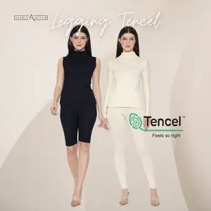 Alawiyahijab - Legging TENCEL (Inner Wear Pants Dalaman Celana Pendek dan Panjang) Breathable Tencel Modal