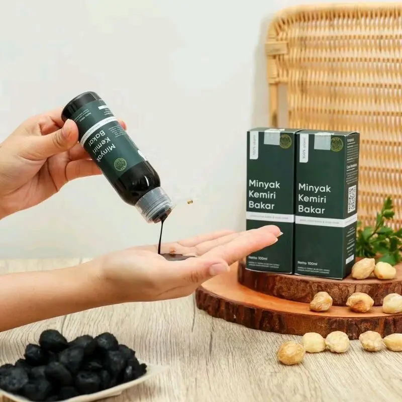 Paket isi 2 minyak kemiri bakar 100ml penumbuh rambut Haircare 3