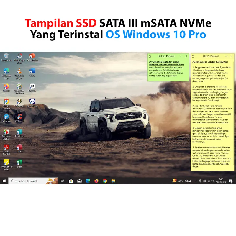 SSD KYO Kaizen M.2 SATA 2280 128GB + Instalasi OS & Driver Lengkap ssd nvme 4