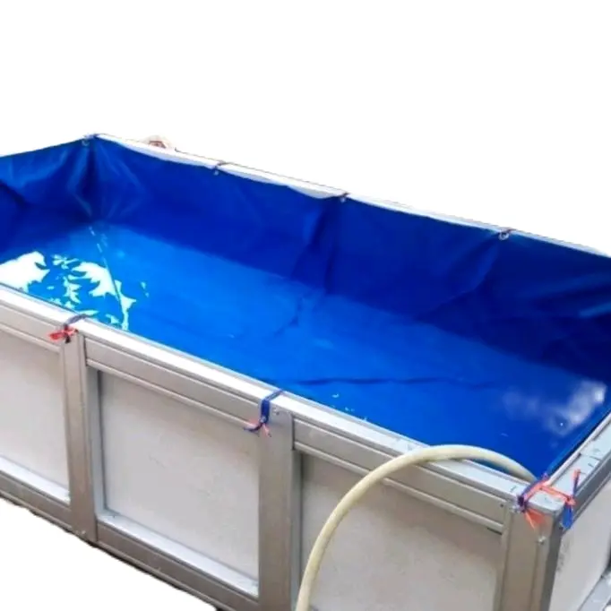 kolam terpal ikan 200x100x100 bahan orchid semi karet