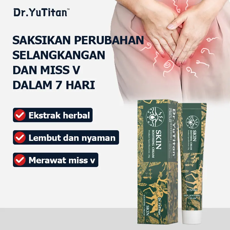 【KOL】Dr.YuTitan skin soothing cream krim gatal gatal kulit salep gatal Merawat miss v Memelihara dan mengencangkan kulit