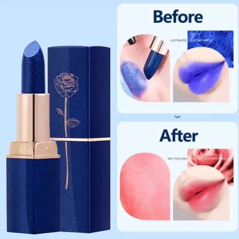 Lipstik YZS Yurizumi Warna blue become pink Tahan Air dan Tahan Lama - Lipstick, Gloss Bibir 3