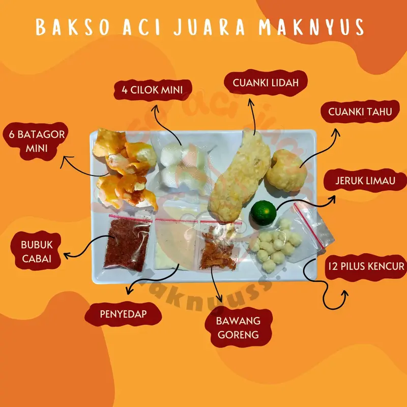 BAKSO ACI BACI BASO ACI JUARA KUAH GURIH PEDAS PAKET ISI 6 10 12 18 JUARA 3