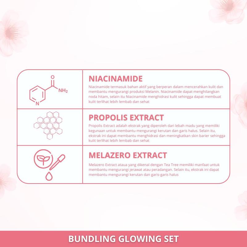 Product Introduction of [He-Ji] PROMO BUNDLING HEMAT Gel Mask With Sakura Exract 250gr & Rosses Secret Glow Serum 20ml 4