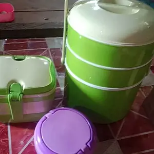 Rantang Makanan / Tempat Makanan 3 tingkat GR3in1 - Tempat Bekal Makanan Genki Market