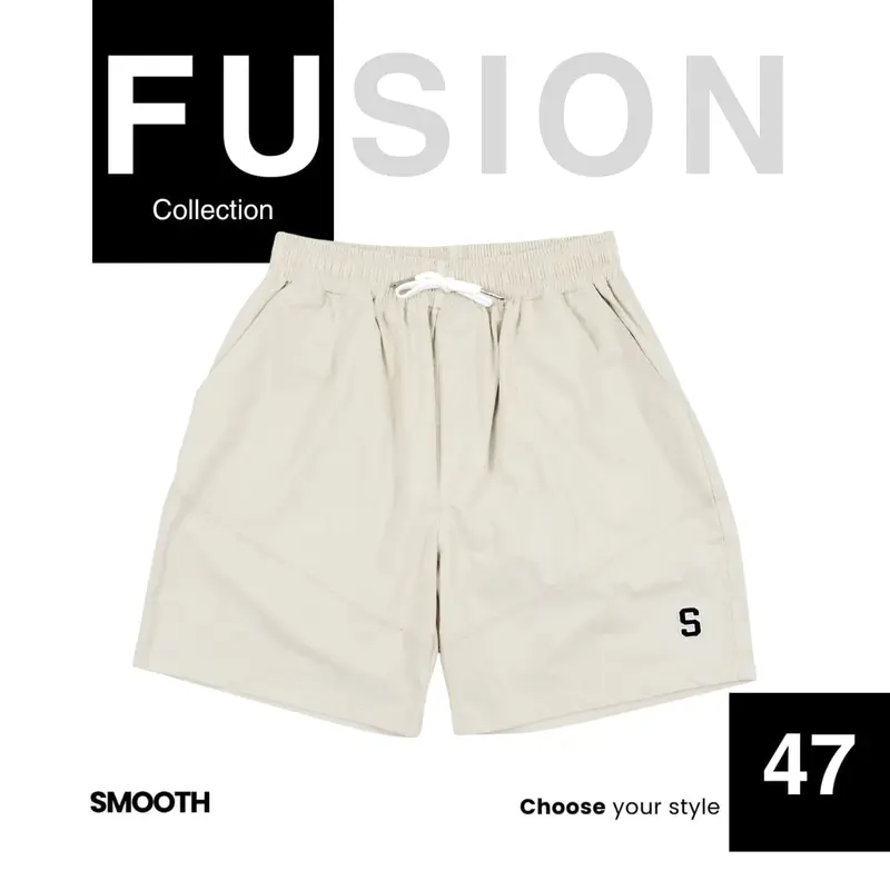 SMOOTH BASIC Boardshort Fusion Series Beige 0