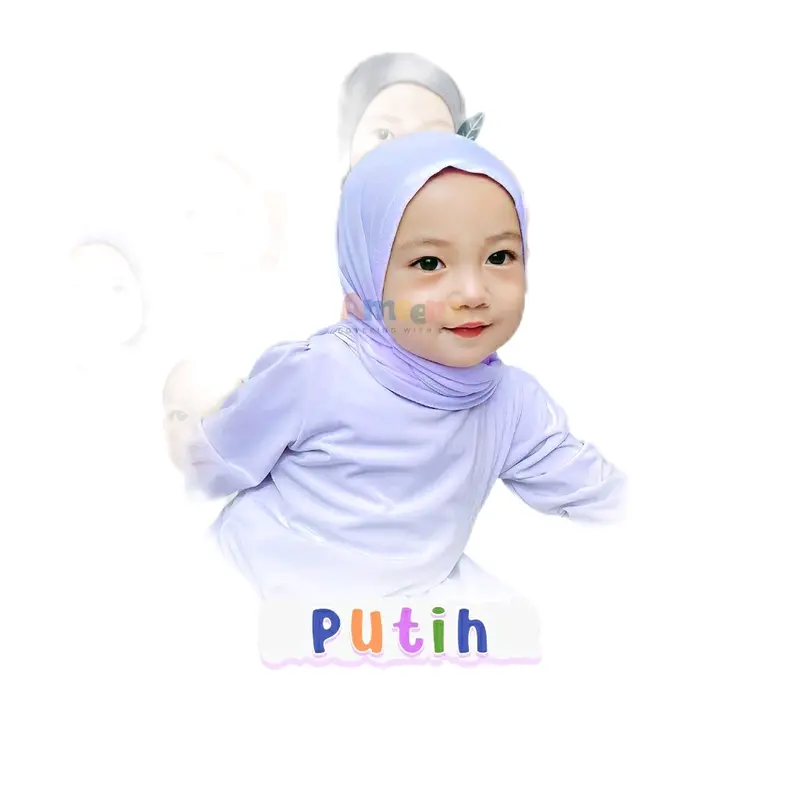SEGITIGA INSTAN KANCING ANAK ZIYA-SEGITIGA JERSEY USIA 2-5 TAHUN BY DESMONDA Jilbab Muslim Nyaman Kerudung Cantik 3