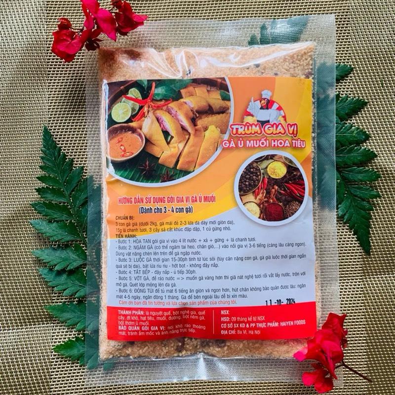 Gia vị gà ủ muối hoa tiêu gói ủ 3-4 con siêu ngon tại nhà