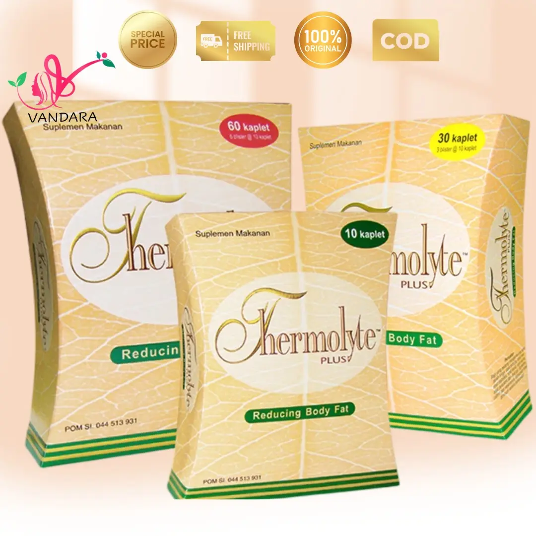 Thermolyte Plus 10/30/60 Kaplet - Suplemen untuk Membantu Mengurangi Lemak Tubuh