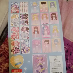 FIVEVOO Buku Stiker Diy/ Stiker Dress Up Book/ Buku Sticker Diy / Jadul Lucu Sticker Dress Up Book  PRODUK SATUAN (1 PCS)