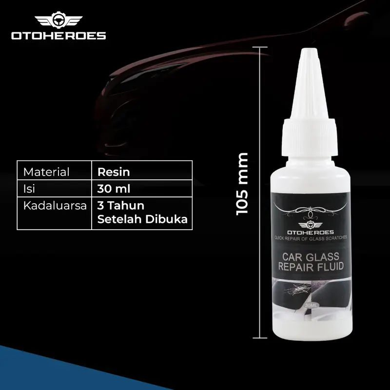 COD OTOHEROES Resin Reparasi Kaca Mobil Car Glass Repair Fluid 30ml - XJ01C Terbaru Kendaraan 4