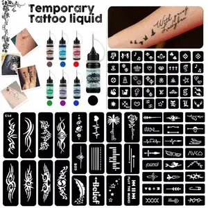 Henna Tato Halal Tahan Lama Bisa Custom Hena Kit 10ml / Warna Ekstrak Tumbuhan Alami Murni