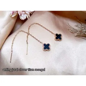 APRIL JEWELRY - Anting Juntai CLover Titanium