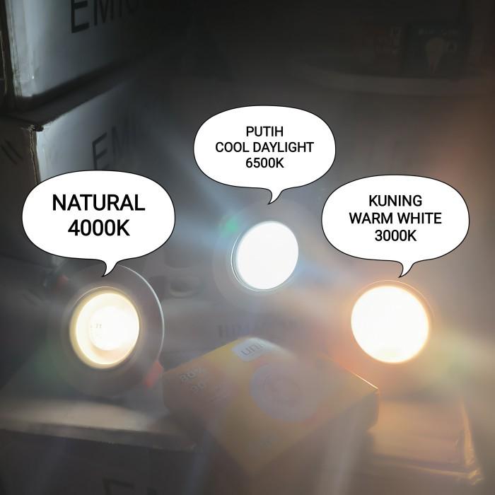 UNILUX DOWNLIGHT LAMPU LED SPOT LIGHT 3W WARM WHITE / NATURAL / PUTIH - KUNING WW 3000K 1