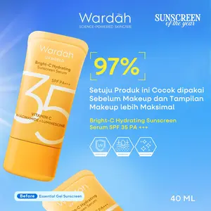 Wardah UV Shield Bright C-Hydrating Sunscreen Serum SPF 35 PA-Skincare