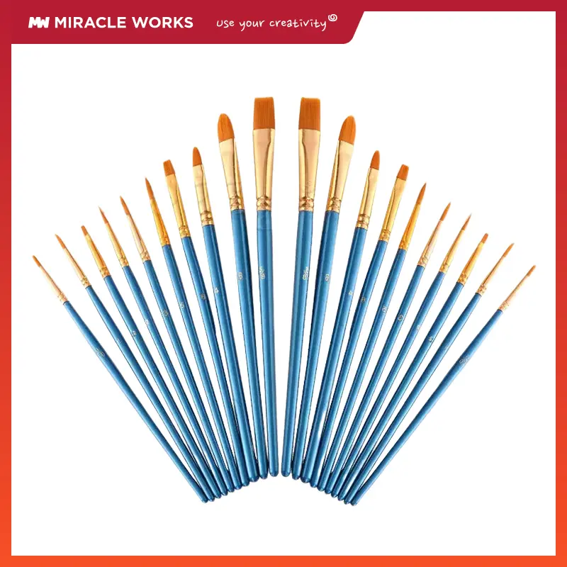 MW Kuas Lukis Set ARTIS BRUSHES / Kuas Lukis 1 Set Lengkap Murah 0