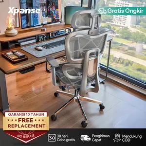 【Gratis Ongkir Jawa】 Xpanse LS900 Kursi - Sandaran Ganda Ergonomis untuk Gaming/Kantor/Belajar，Multifungsi & Minimalis + Uji Coba Gratis 30 Hari
