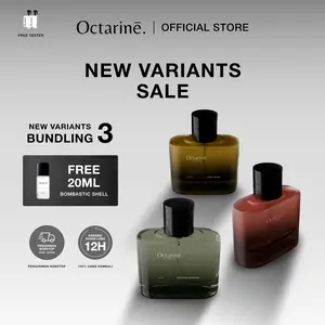 [ EXCLUSIVE RELEASE ] Octarine - Bundling 3 Botol Parfum 50ml Varian Baru | Parfum Perfume Minyak Wangi Wanita Pria Tahan Lama