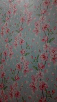 Product Review of Z4 Pink Floral Design PVC Wallpaper 10meters x 45cm Selfadhessive and Waterproof Rubberized texture from r** 1