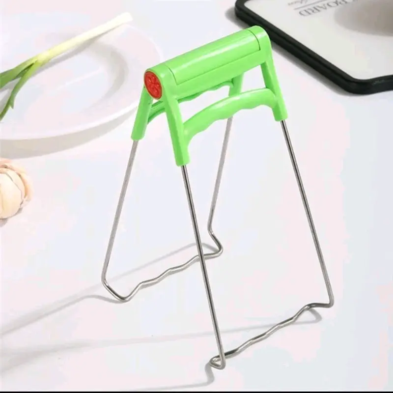 ALAT PENJEPIT PANCI ANTI PANAS/ PENJEPIT PIRING DAN MANGKOK ANTI PANAS SERBAGUNA STAINLESS ALAT DAPUR 3