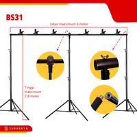 Gambar Paket Outdoor Background Backdrop Stand 2,8x6 Meter 280cm x 600cm Studio Foto Event Photobooth BS31 dari Foyu Photo Kota Surabaya 2 Tokopedia