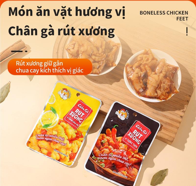 LIVE CABUNO COMBO 40 chiếc chân gà rút xương chọn vị