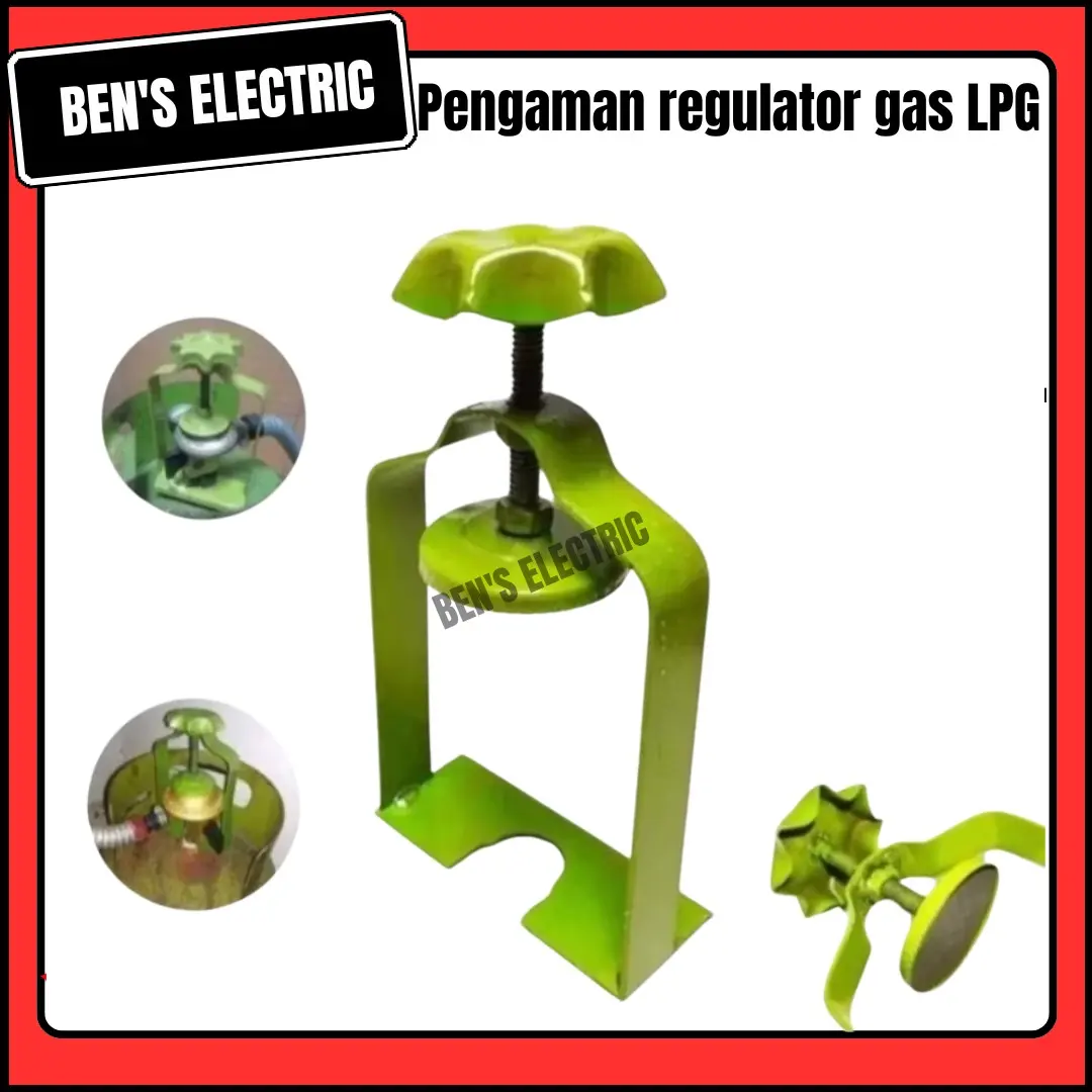 Pengaman / pengunci / penahan / penekan regulator gas LPG 3 kg dan 12kg