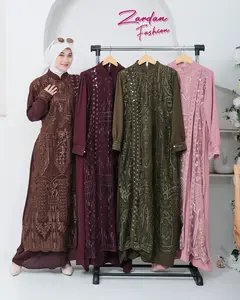 Azkia - Aqsan Gamis Brokat Terbaru 2026 || Gamis Lebaran Elegan
