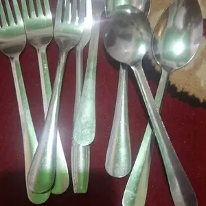 SUBRON 24pcs SET Sendok Garpu Makan Tebal Stainless 26 gram Alat Makan Lengkap Spoon Fork