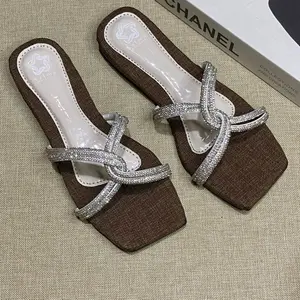 XENA Sandal Wanita Terbaru Cewek dengan Hiasan Bow Desain Elegan dan Jepit untuk Penampilan Lebih Menarik Model Terbaru dan Hiasan Manis