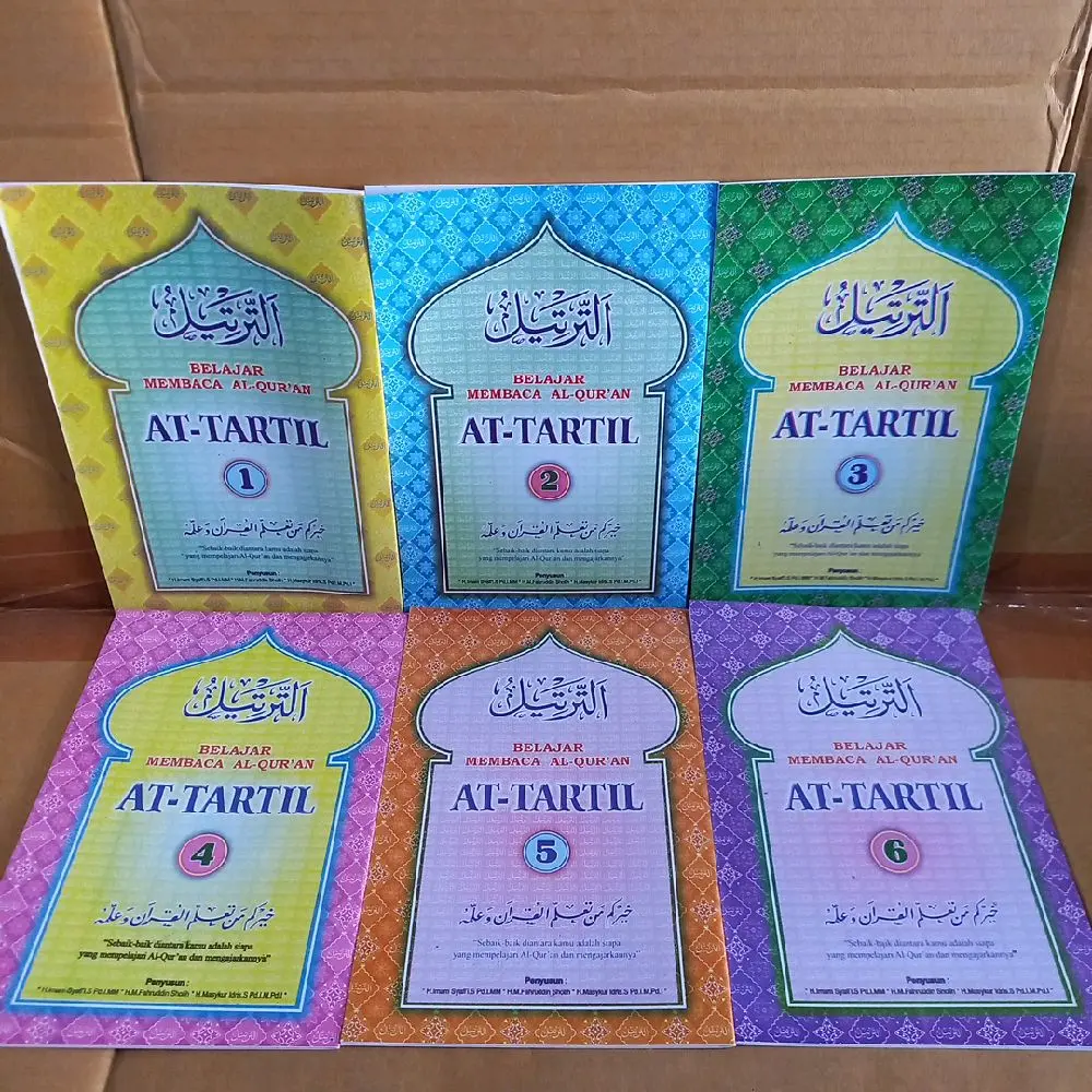BELAJAR MEMBACA AL-QUR'AN AT-TARTIL JILID 1,23,4,5,6