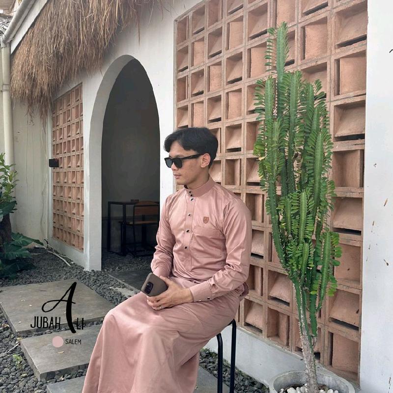 Jubah Slimfit Ali Premium x Ahmad Widani - Gamis Thobe Umroh Muslim Pria & Anak 3
