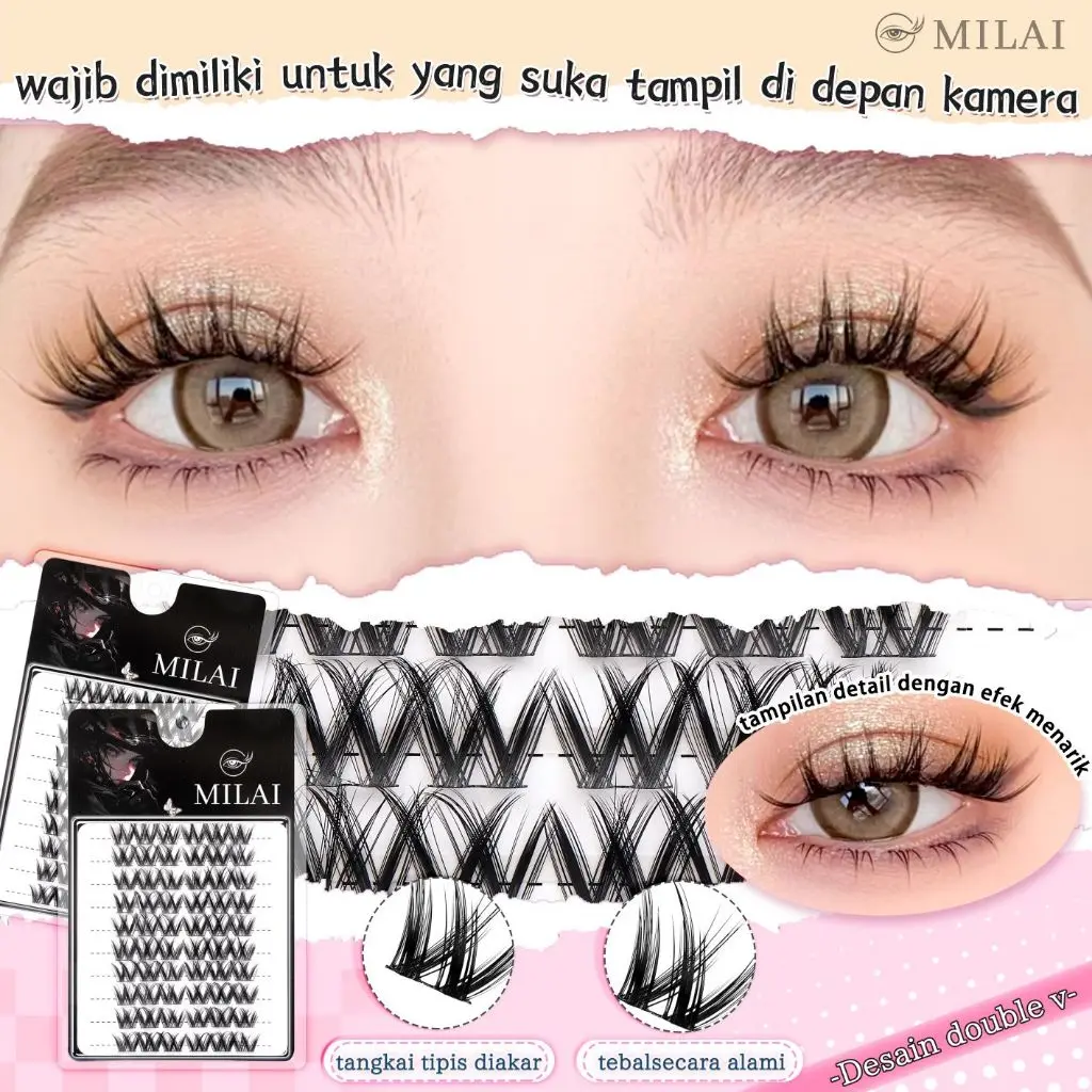 Eyelash Bulumata(BEST SELLER) A12 Russian Look Bulu Mata Palsu | Eyelash Extension MILAI RIASAN MATA