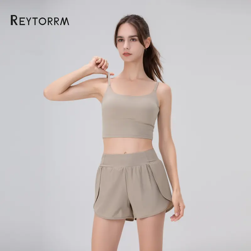 Reytorrm Celana Pendek Celana Yoga Cepat Kering Pinggang Tinggi Wanita Yoga&Running Sport.(DK046) 5