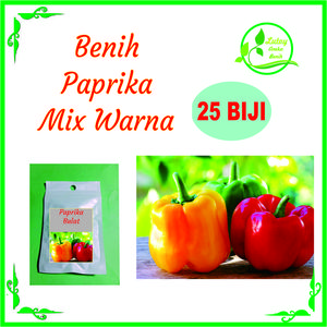 BENIH PAPRIKA BULAT  WARNA MIX ISI 25 BIJI