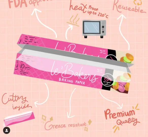 Best ❎ Le Bakers Baking Paper 40 Cm Kertas Roti Panggang 0