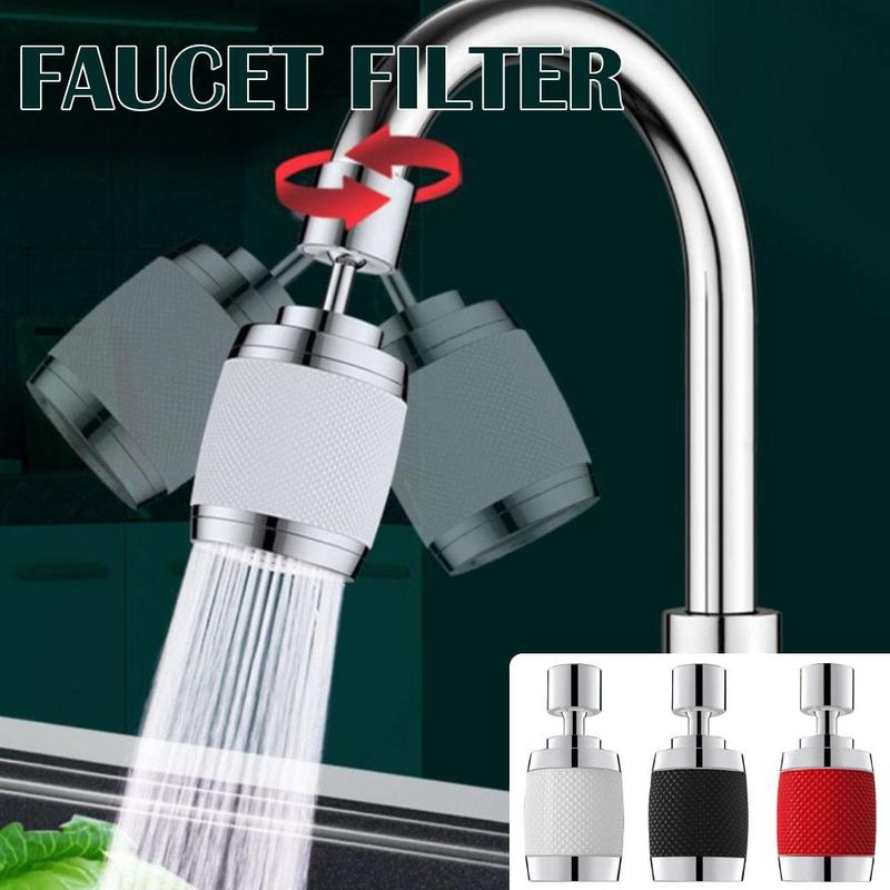 Product Introduction of Kitchen Faucet Water Purifier Filter 720° Swivel Removable Stainless Purifying Universal Shower X0E0 10