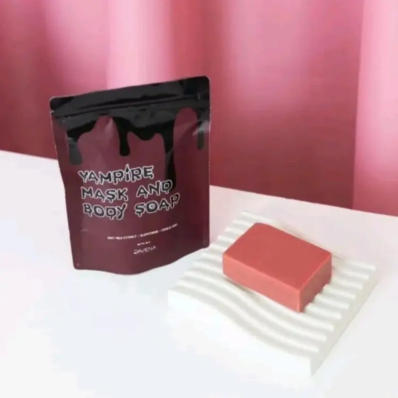 DAPAT 3 SABUN VAMPIRE BODY AND SHOP DAVIENA SKINCARE Bunga Perawatan Mawar Mencerahkan Soap Hitam Merah Tubuh Mandi Pencerah Memutihkan Kusam Membersihkan 4