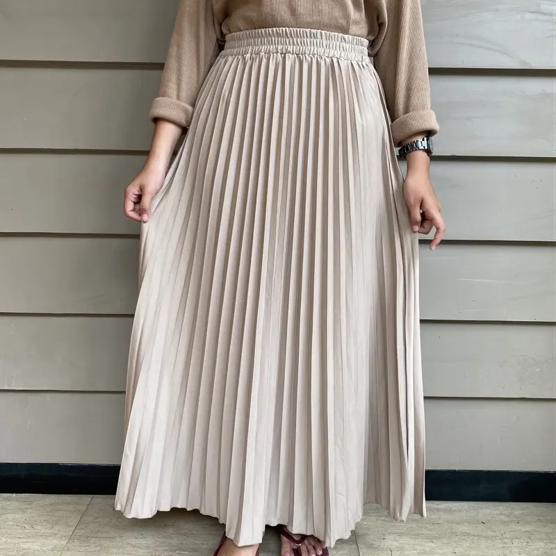 Rok Plisket Premium Grade A - Rok Panjang Untuk Wanita Dewasa 8